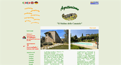 Desktop Screenshot of ilmulinodellecanutole.it